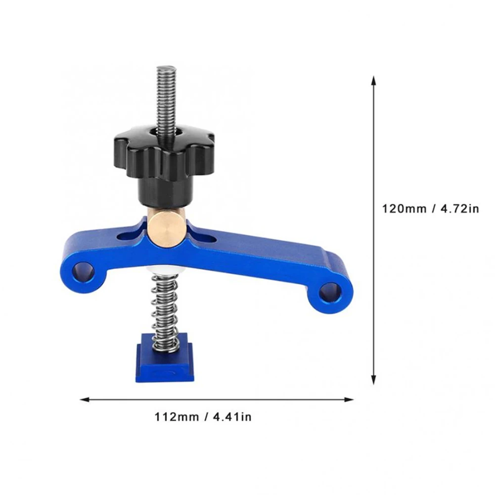 

1Set Universal T-track Clamping Blocks Woodworking Jig Upgraded Aluminum Alloy T slot Clamping Blocks Platen Woodworking tools