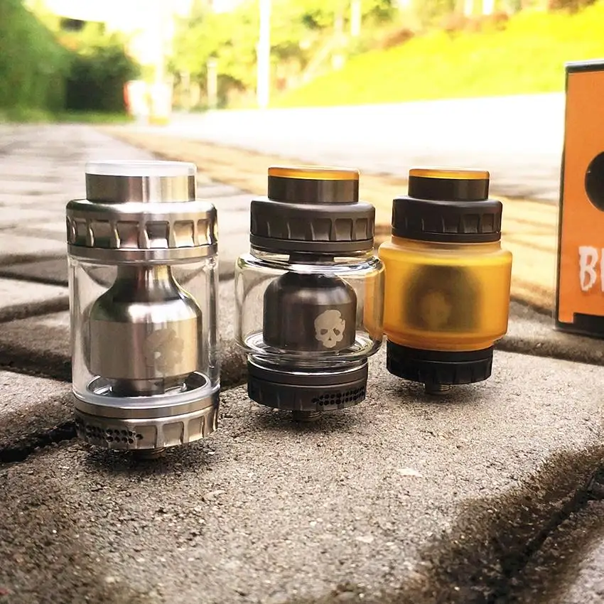 Dovpo Blotto RTA распылитель с 2/6 мл стеклянный пузырьковый/ULTEM пузырьковый бак 510 резьба 26 мм Диаметр Vape Танк против Dead Rabbit RTA