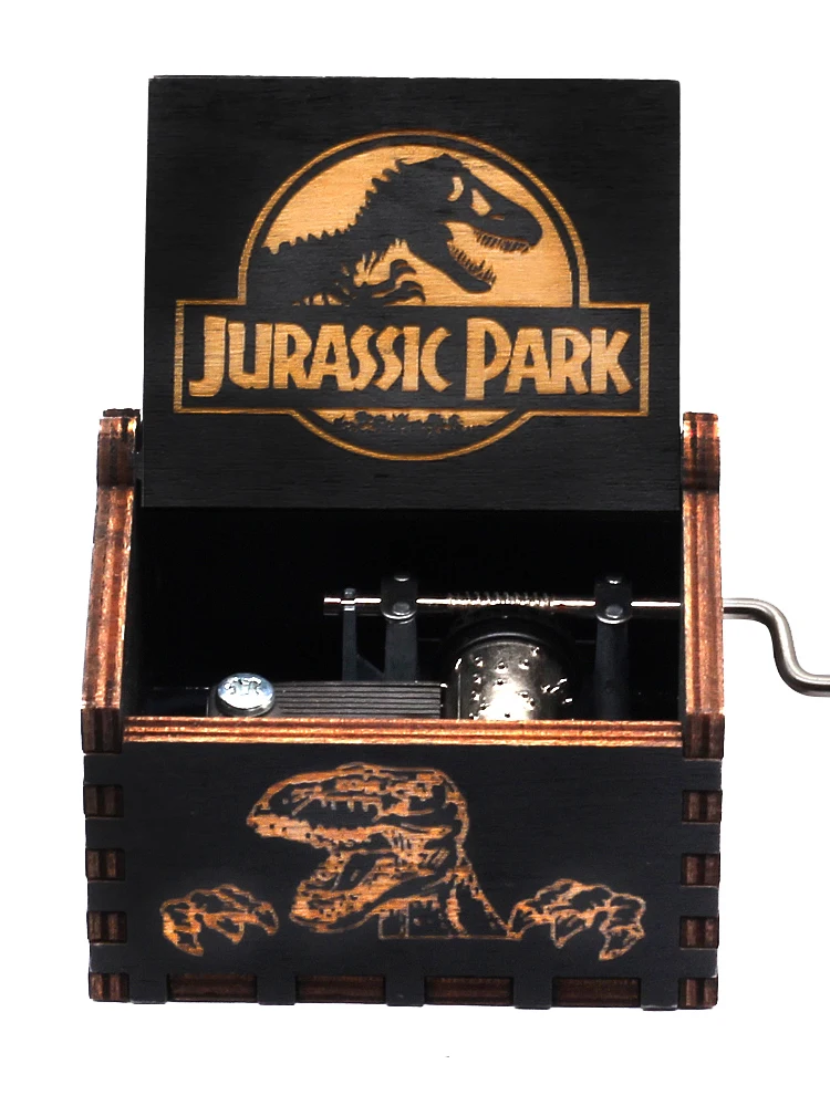 Деревянная музыкальная шкатулка с рукояткой Музыкальная на тему крестного отца