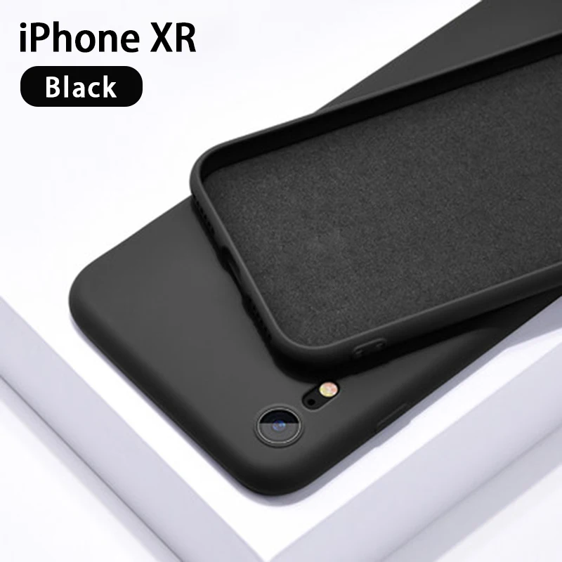 Мягкий силиконовый чехол ярких цветов для iPhone XS Max XR X задняя крышка мобильного