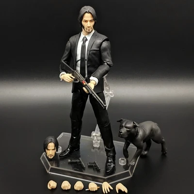 17 см фильм Джон фитиль фигурку MAFEX № 070 Джон фитиль ПВХ подвижные Коллекция игрушки подарки - Цвет: chapter 2
