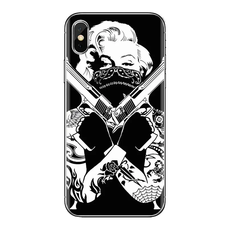 Для samsung Galaxy S2 S3 S4 S5 MINI S6 S7 edge S8 S9 Plus Note 2 3 4 5 8 Coque Fundas Мэрилин Монро сексуальные