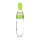 Силиконовая бутылочка для кормления новорожденных, с ложкой, мюсли подача безопасные инструменты, лучший подарок, Новинка
