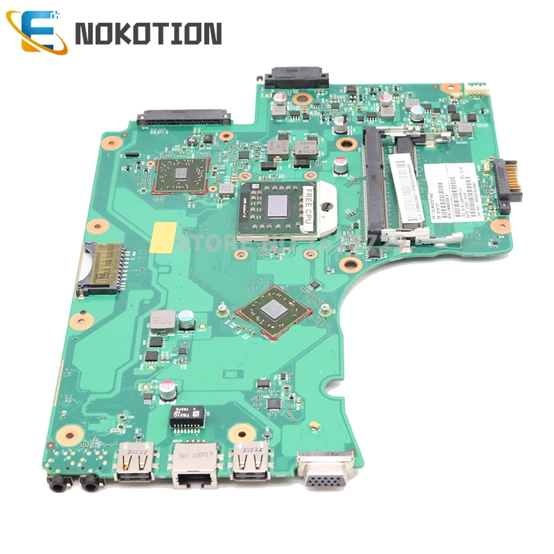 Материнская плата NOKOTION SPS V000225010 PN 1310A2357402 для ноутбука toshiba satellite C650D C655D 6050A2357401 MB A02