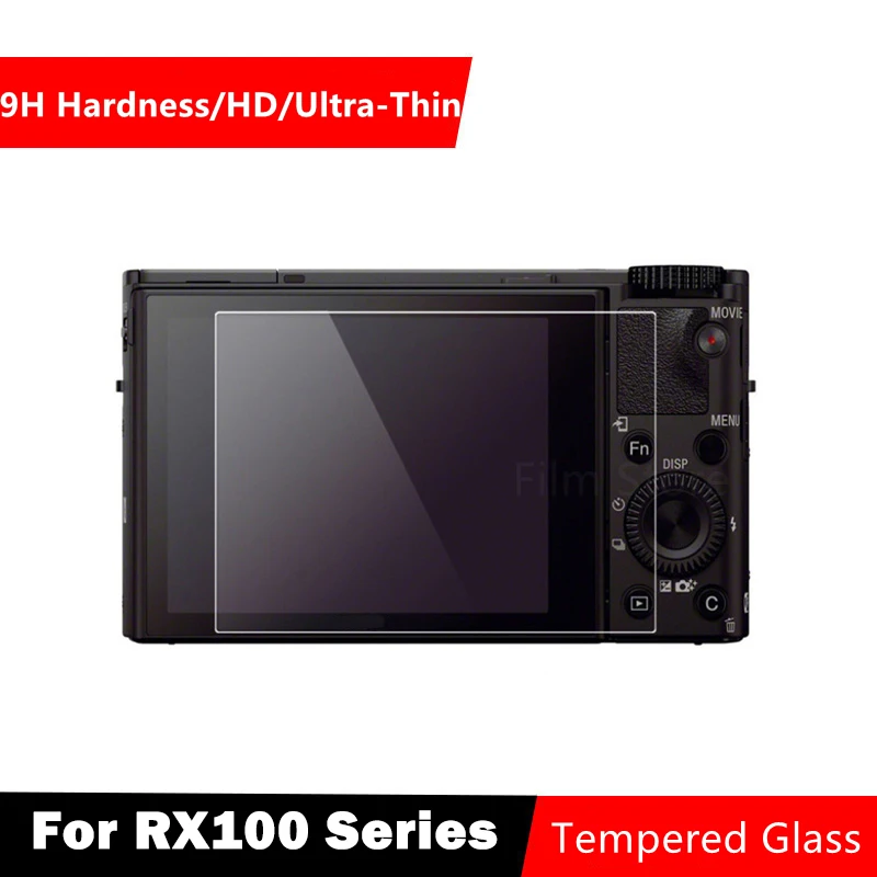 Закаленное стекло для камеры RX100 M2 M3 M4, защита для ЖК-экрана камеры Sony RX100, RX100II, RX100III, RX100IV Закаленное стекло для камеры RX100 M2 M3 M4, защита для ЖК-экрана камеры Sony RX100, RX100II, RX100III, RX100IV