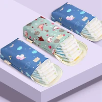 new multifunctional baby diaper organizer reusable waterproof fashion prints wetdry bag mummy storage bag travel nappy bag