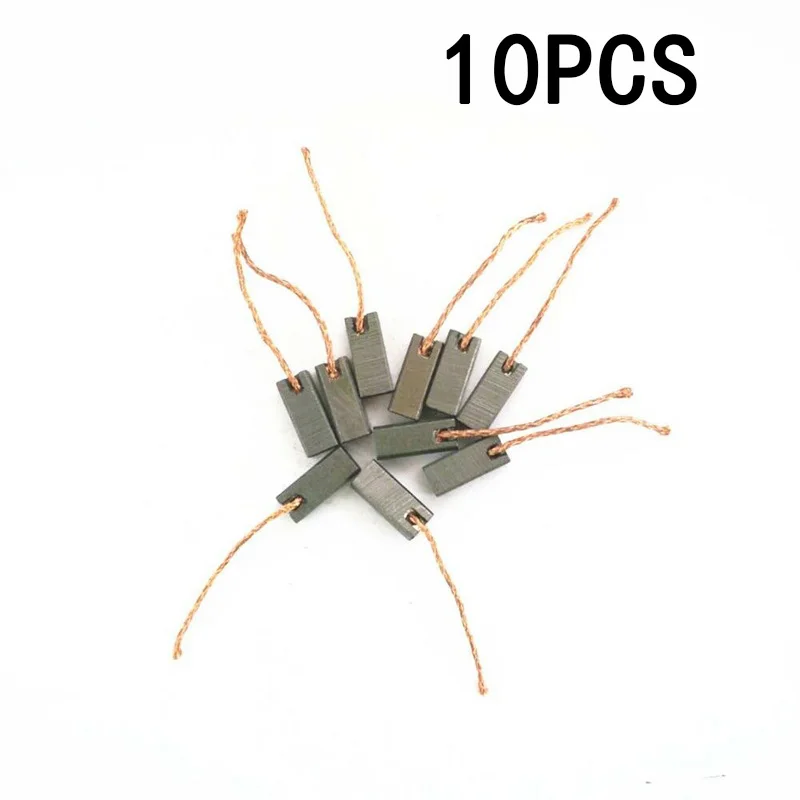 

10x Carbon Metal Brushes For Power Generic Electric Motor Replacement 7x8x19mm