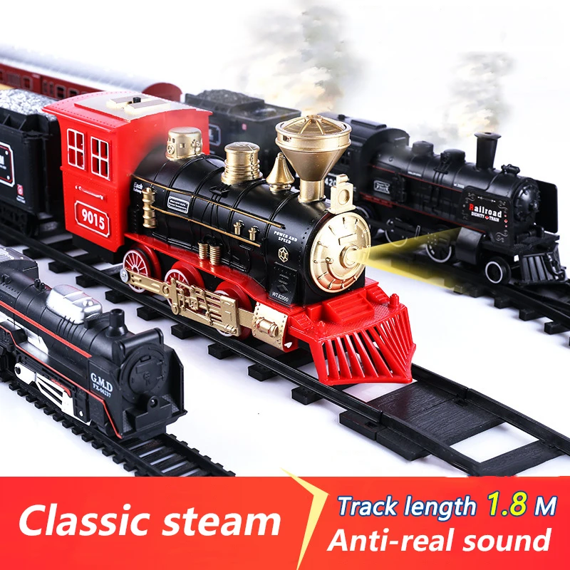 Моделирование электричка трек классической модели автомобиля игрушки