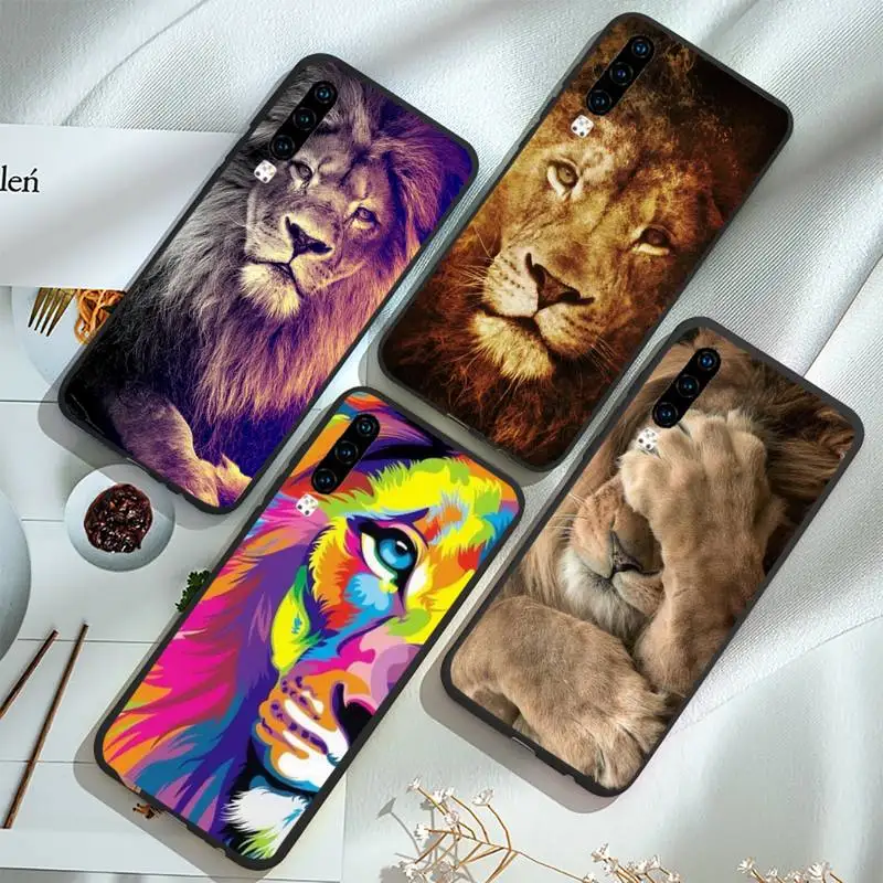 

Lion Alpha Male Phone Case For Huawei honor Mate P 9 10 20 30 40 Pro 10i 7 8 a x Lite nova 5t