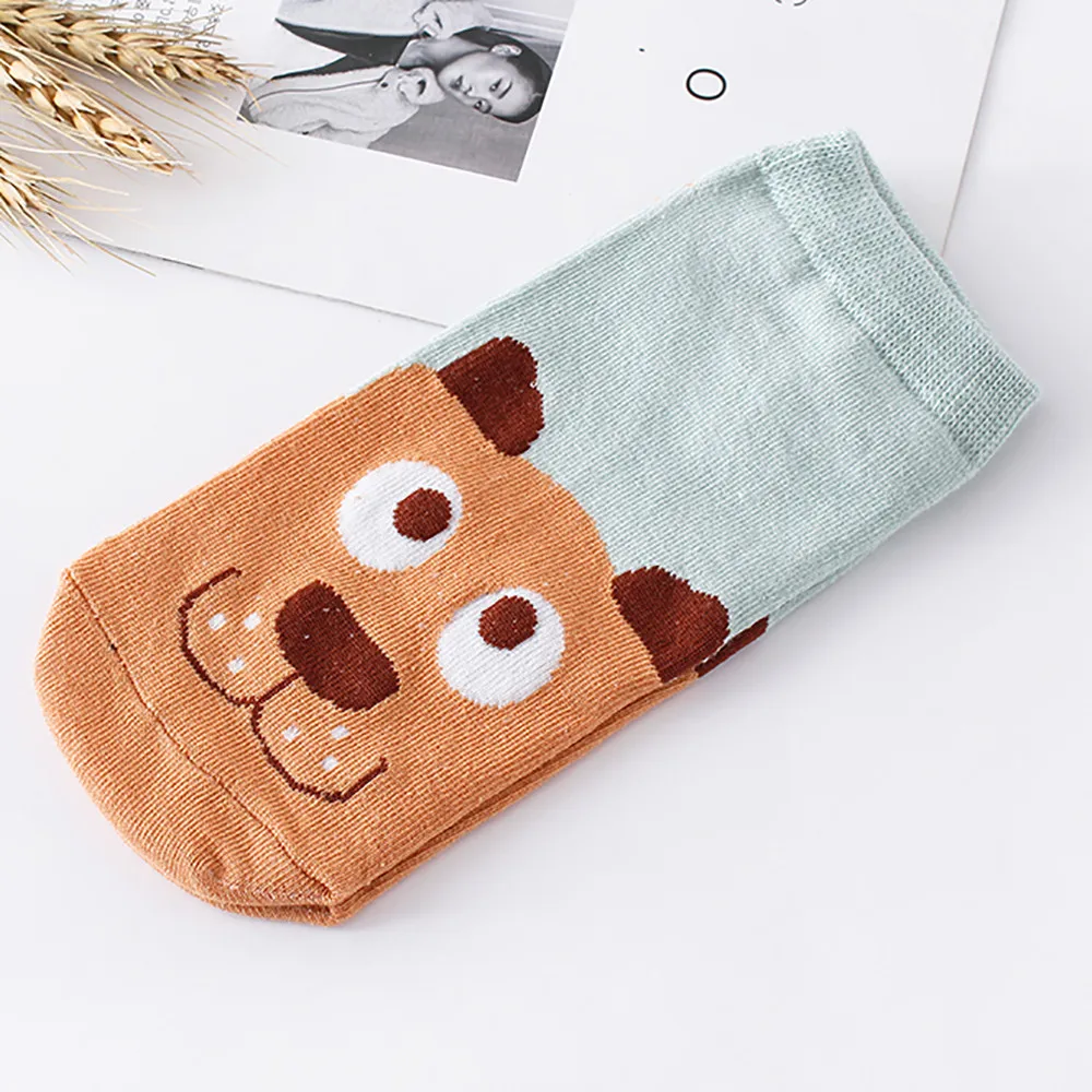2020 1 шт. женские носки с героями мультфильмов хлопковые невидимые милые животные