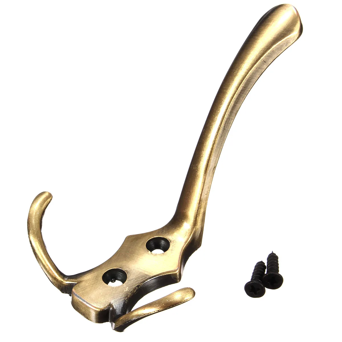 Домашняя кухня ретро двойной настенный крючок из цинкового сплава вешалка для