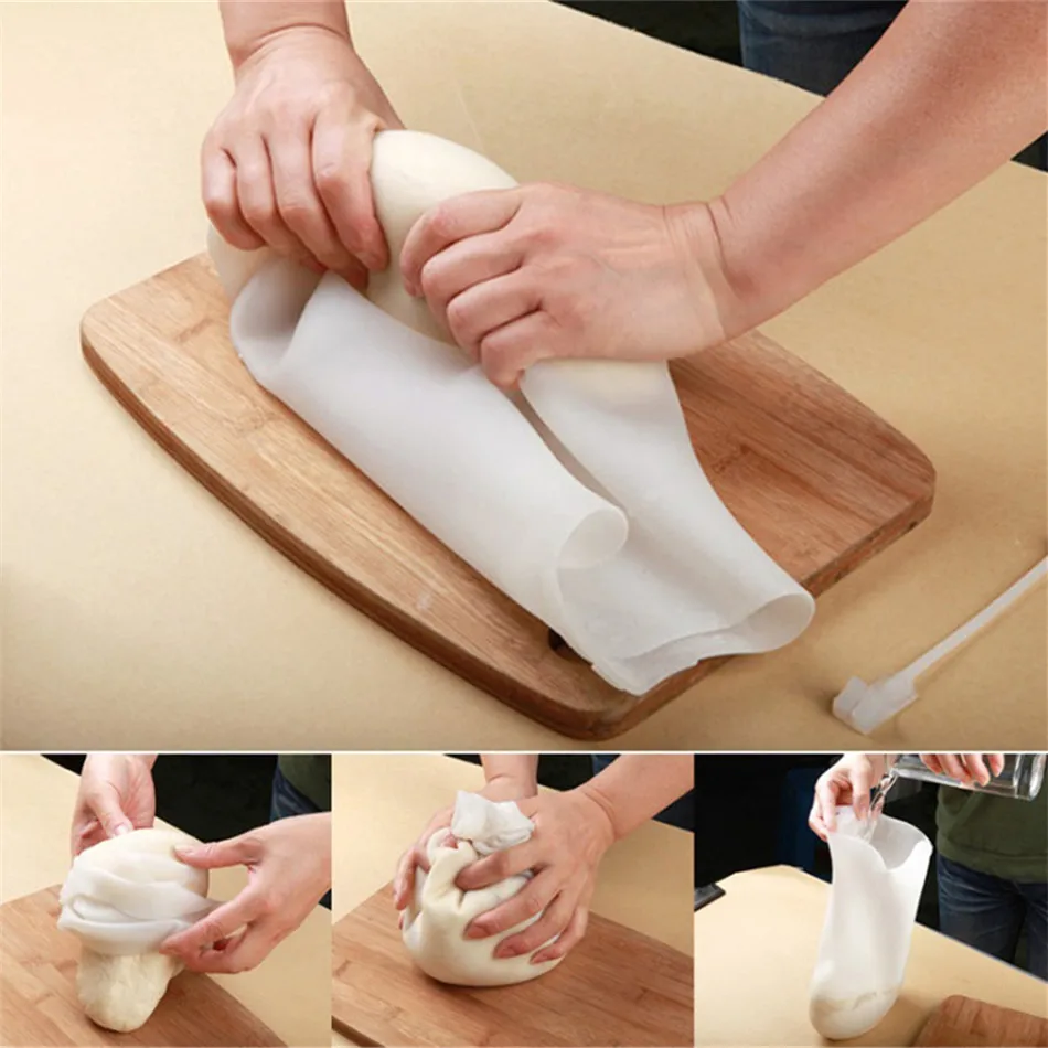 TTLIFE силиконовый мешочек для теста мешок Белый с антипригарным покрытием миксер