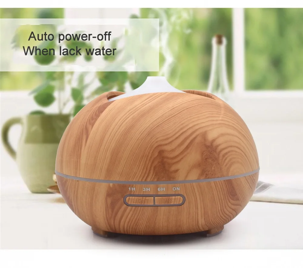 

New Design 400ML Portable Electric Ultrasonic Aromatherapy Humidifier Aroma Essential Oil Diffuser With 7 Color LED Lights