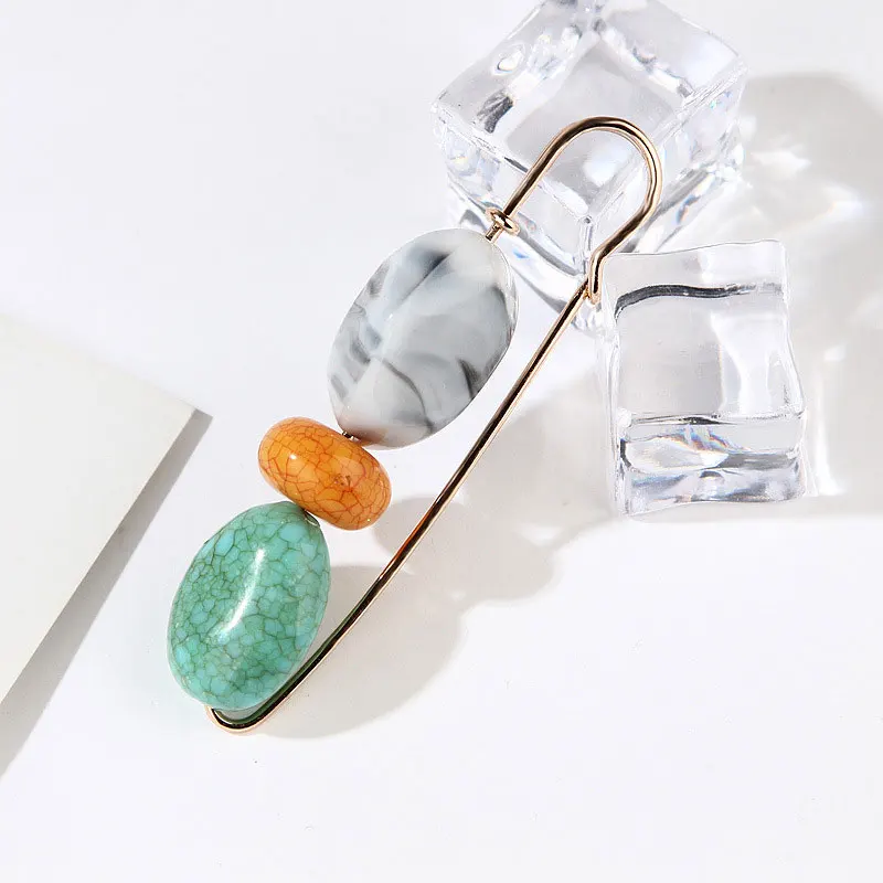 Женская Брошь модная перламутровая брошь безопасная булавка винтажные Броши для