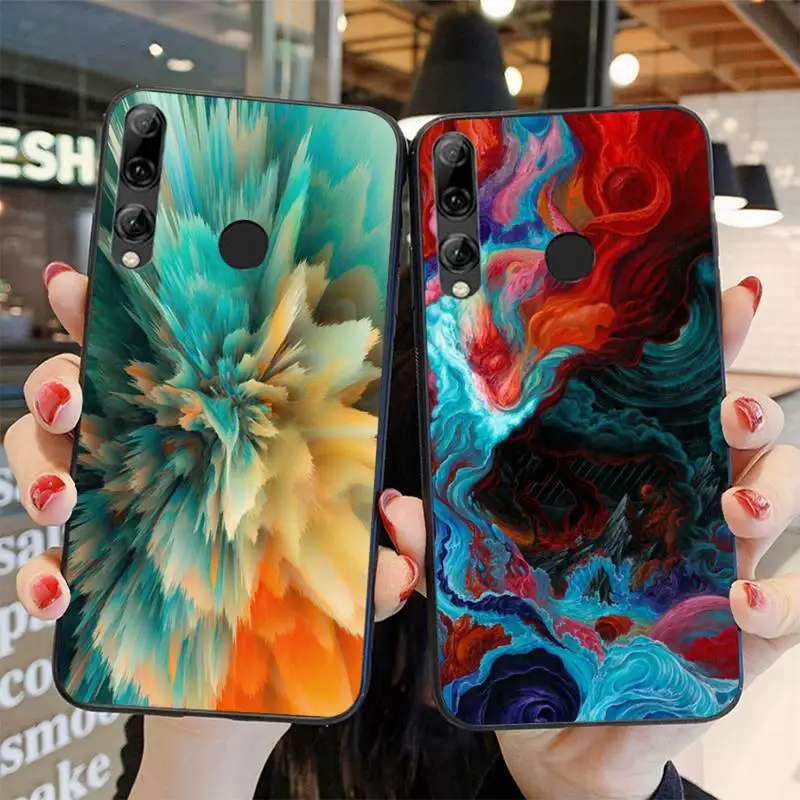 

Art Marble Paint Luxury Unique Phone Case For Huawei Honor 8X 9 10 20 Lite 7A 7C 10i 9X Play 8C 9XPro