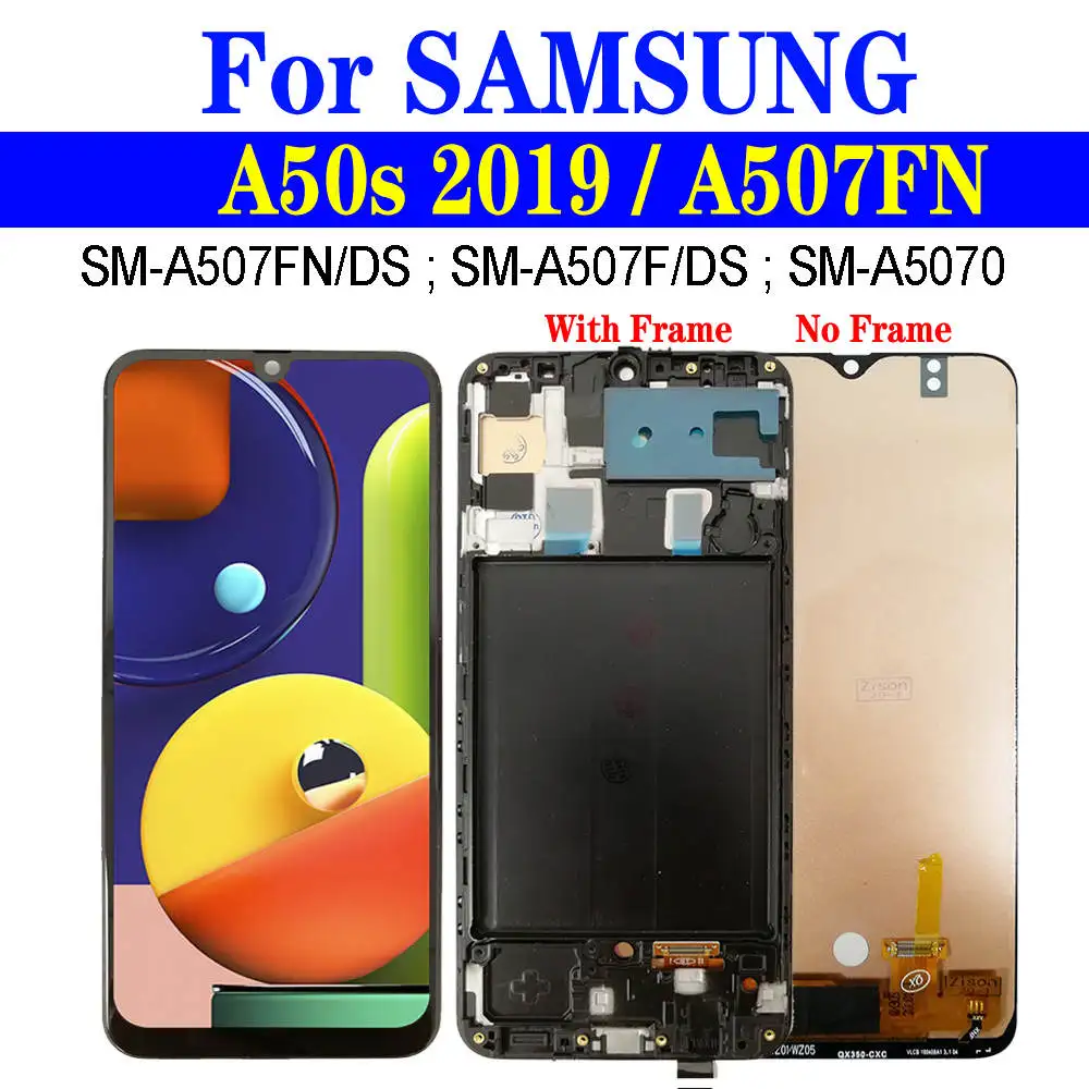 Incell A50s ЖК-дисплей с рамкой для Samsung Galaxy 2019 дисплей SM-A507FN/DS A507F A5070 ЖК-экран сенсорным
