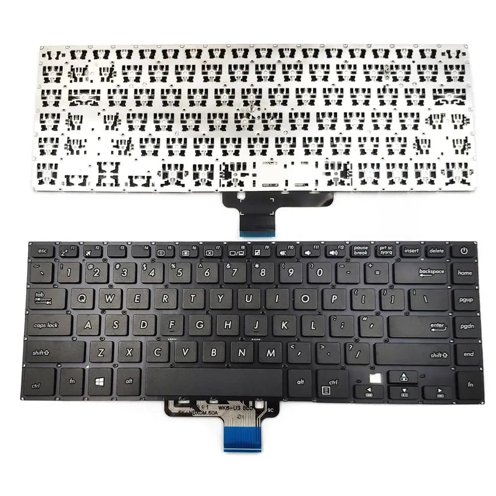 Клавиатура для ноутбука Asus VivoBook S15 S510 S510U S510UA черная клавиатура с диагональю 1 5 4