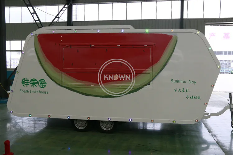 Мобильный Еда прицеп караван Кухня автомобиля для использования на природе с 4