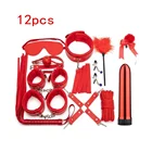 Сексуальные кожаные наборы для БДСМ, плюшевый набор для сексуального бондажа, наручники, секс-аксессуары, зажимы для сосков, секс-игрушки для пар, экзотические аксессуары