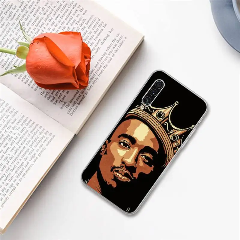 

Rapper 2pac Tupac high quality Phone Case For Samsung A S M Note 9 10 20 fe 21 71 30 ultra plus 5g 11 31 51 s