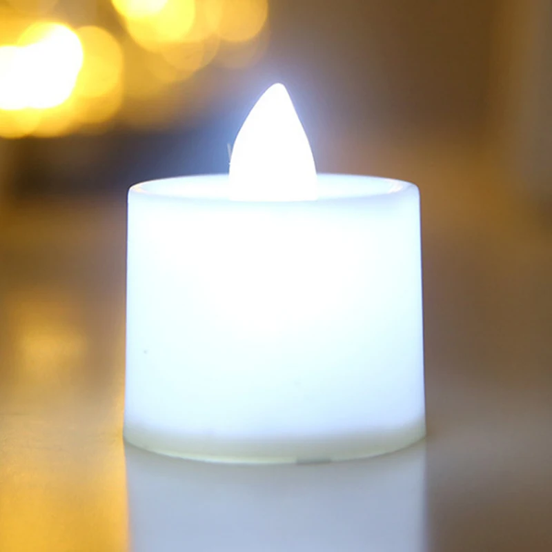 

Flameless LED Tea Light Candles Candle Lamp Tealight for Garden Decoration Festival Celebration Wedding QP2