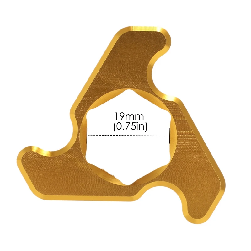 

Motorcycle Aluminum 19mm Universal CNC Front Fork Preload Adjusters Gold for Yamaha Kawasaki Suzuki Honda Ducati