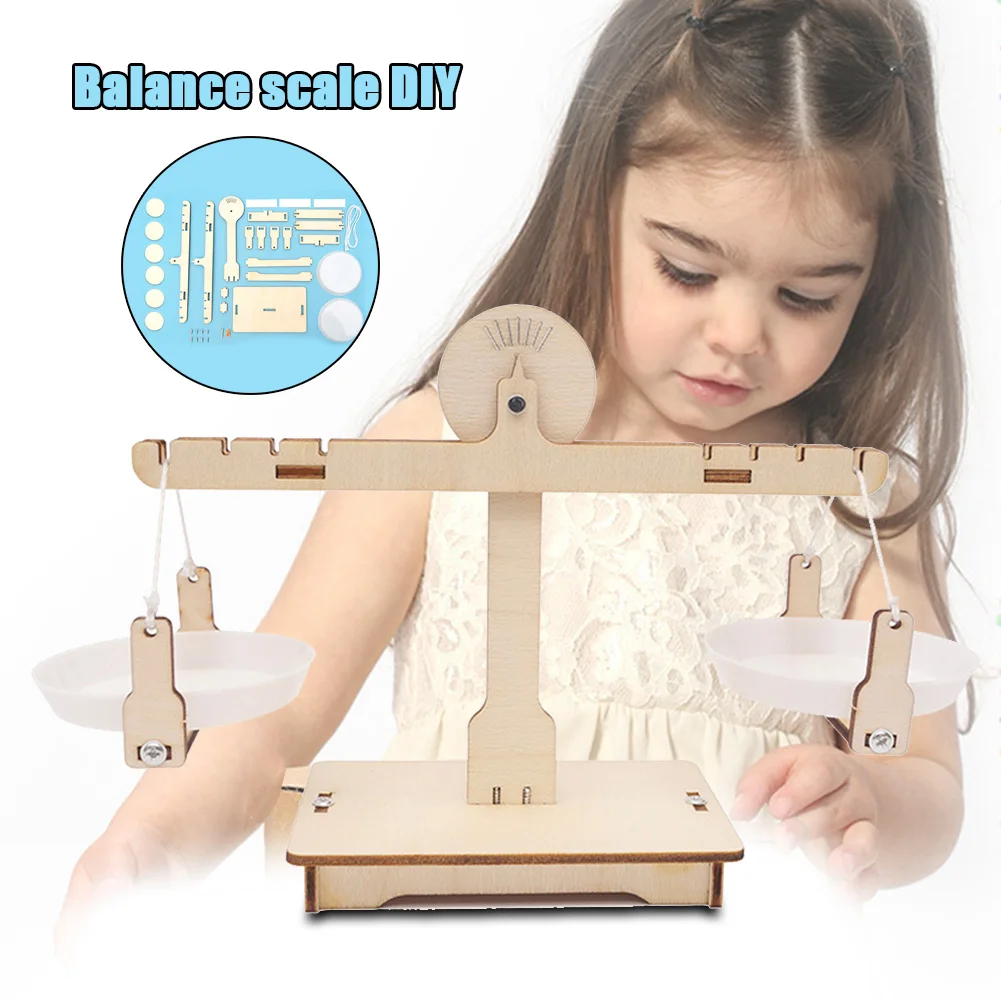 

DIY весы в сборе, игрушка, научный эксперимент, Детская развивающая игрушка M09
