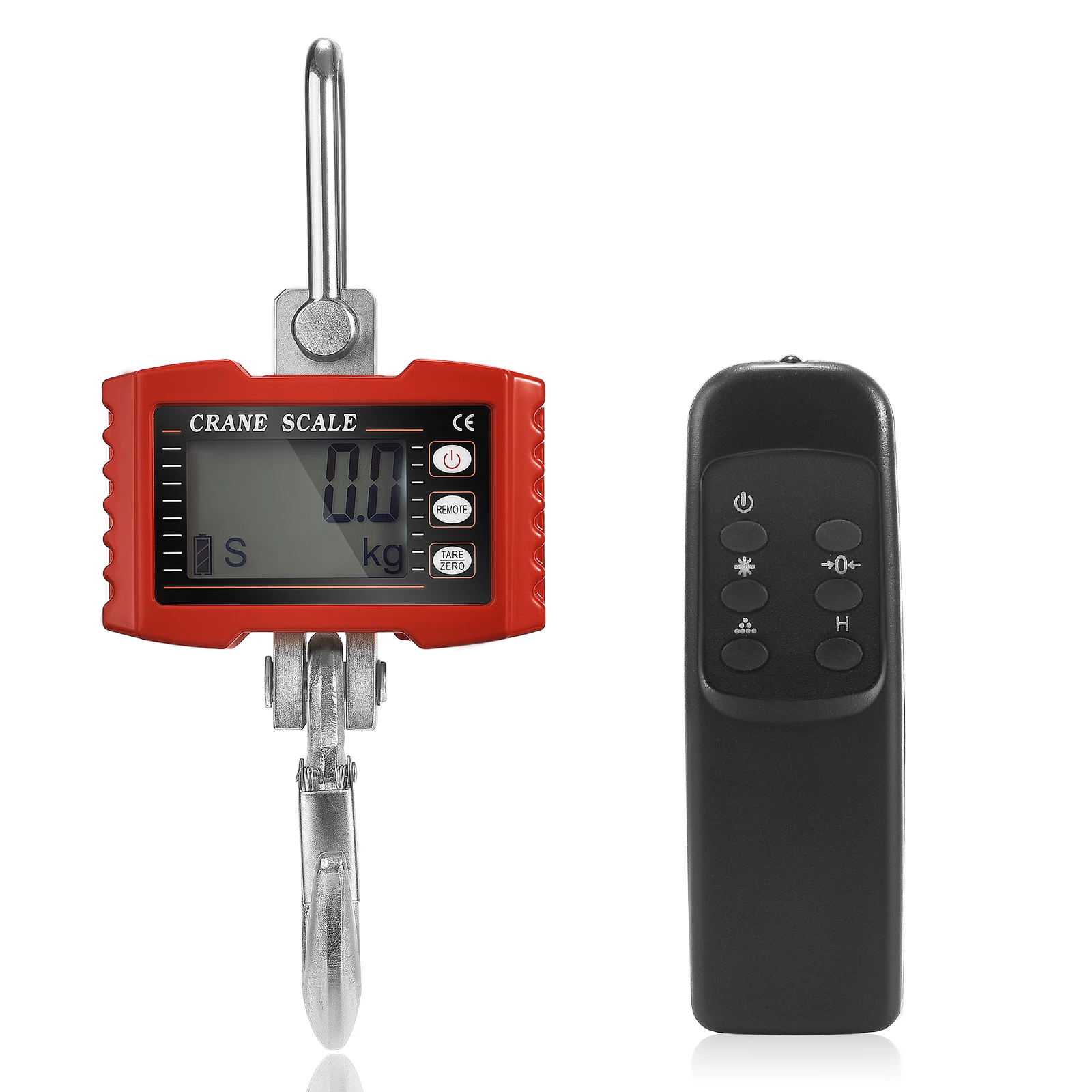 

Super Clear Digital Crane Scale Digital Display Shows Industrial Heavy Duty Hanging Scale Rechargeable With Remote 1000kg