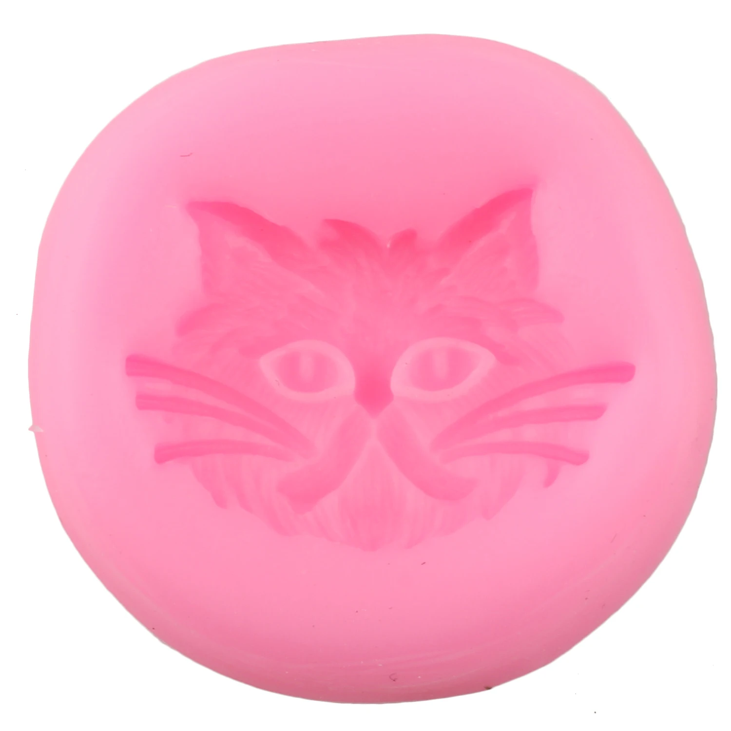 Симпатичные Силиконовые формы в виде кошачьего лица полимерная глина конфеты