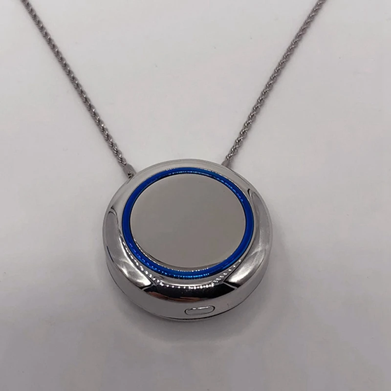 

Air Purifier Usb Portable Personal Necklace Negative Ion Air Purifier Air Purifier Air Freshener Silver