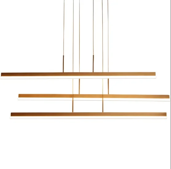 Креативные подвесные светильники для ресторана простая современная Золотая