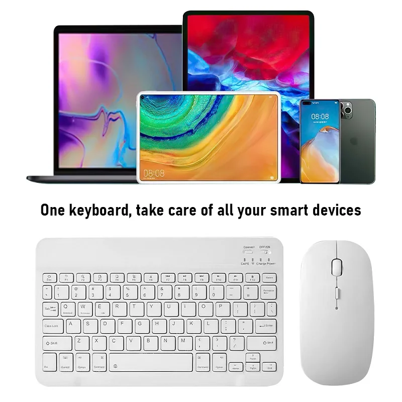 TRAVOR Bluetooth клавиатура мышь наборы ультра тонкая портативная беспроводная для
