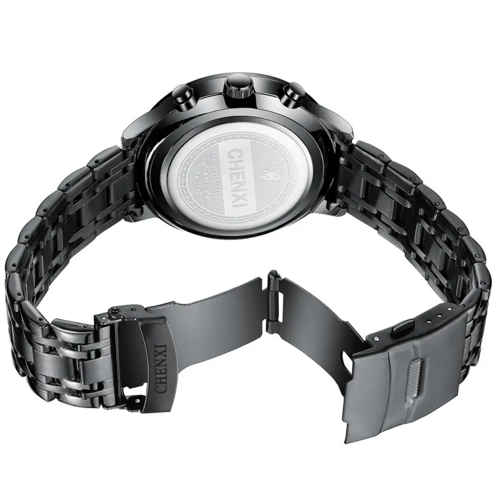 

New CHENXI Men Watches Top Brand Luxury Chronograph Quartz Watch Men Full Steel Business Waterproof Wristwatch Relogio Masculino