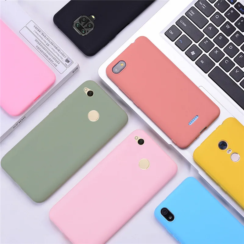 Чехол для Xiaomi Redmi 4x Матовый Мягкий ТПУ ультратонкий противоударный чехол x4 бампер