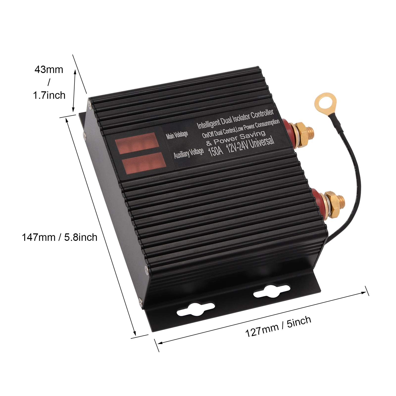 EHDIS 12 В 24 в 150 А автомобильное реле переключателя двойной батареи автоматический