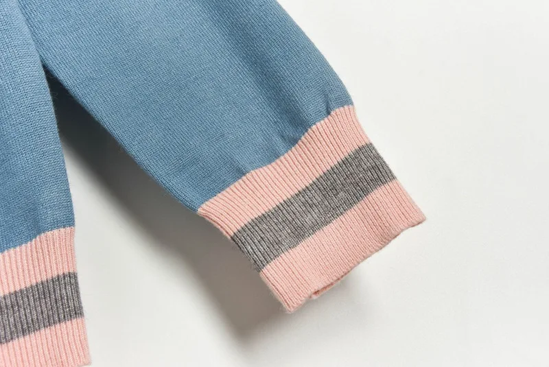 

Runway Designer 2020 Spring New Women Sweater Long-sleeved O-neck Pollover Sweaters Cartoon Jacquard Elegant Casual Fashion Top