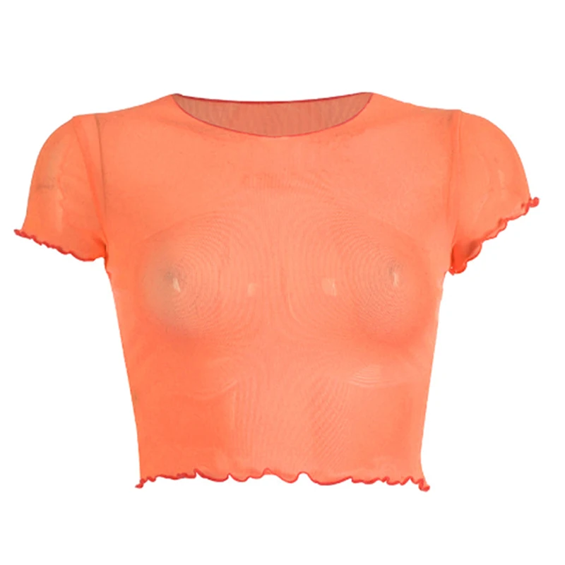 Эластичный укороченный топ с рюшами на рукавах для женщин 2020 летняя зеленая