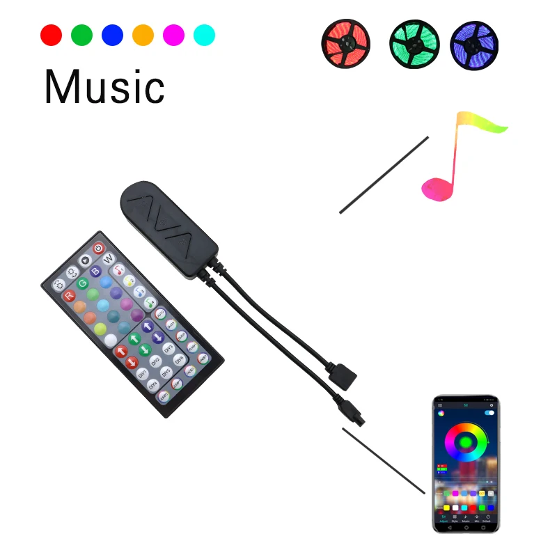 

Пульт дистанционного управления для светодиодной ленты, 12 в пост. Тока