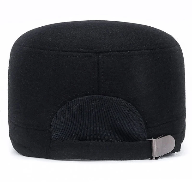 Высококачественная Мужская бейсболка с ушами зимняя шапка Снэпбэк кепки плоским