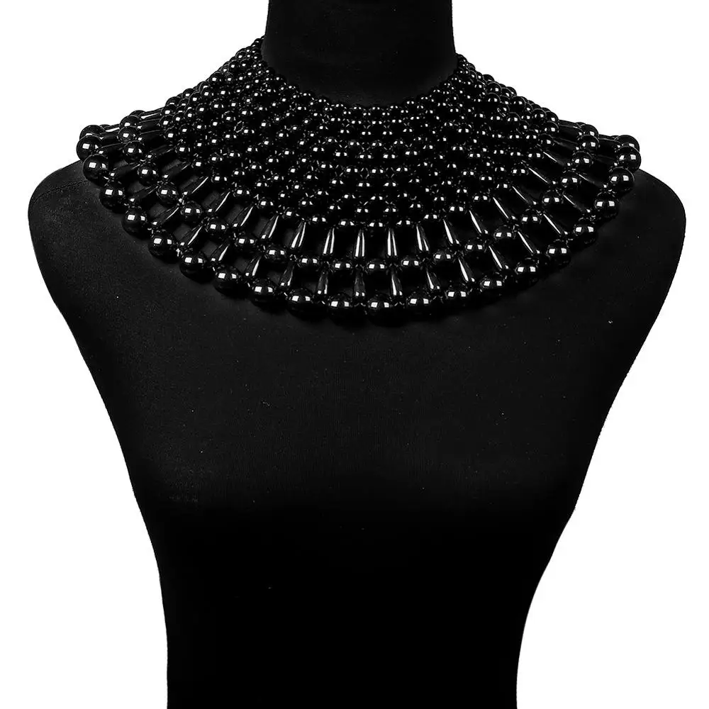 Длинная большая Подвеска Жемчужное ожерелье Макси женские Дешевые Модные