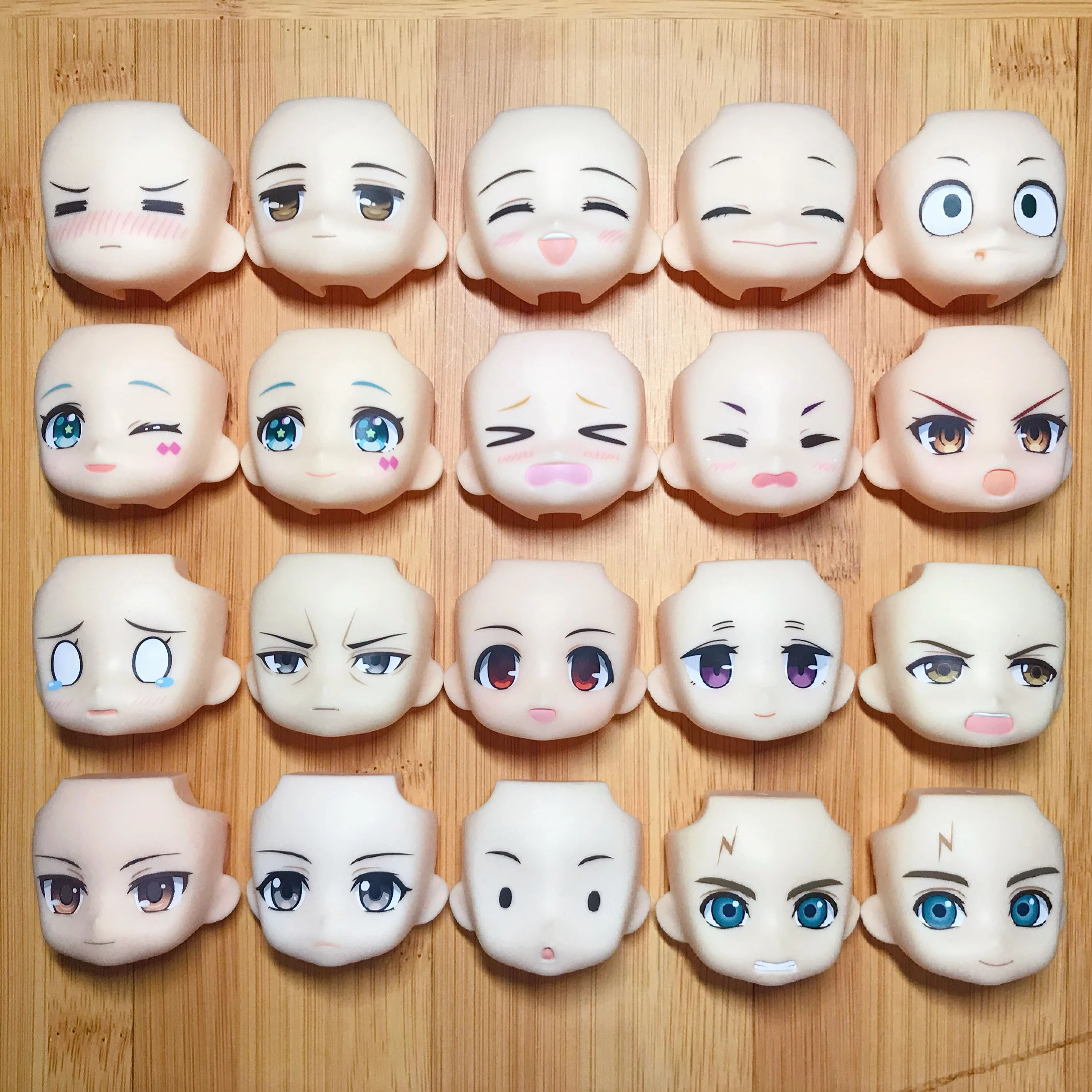 

Сменное лицо для куклы GSC clay man OB11