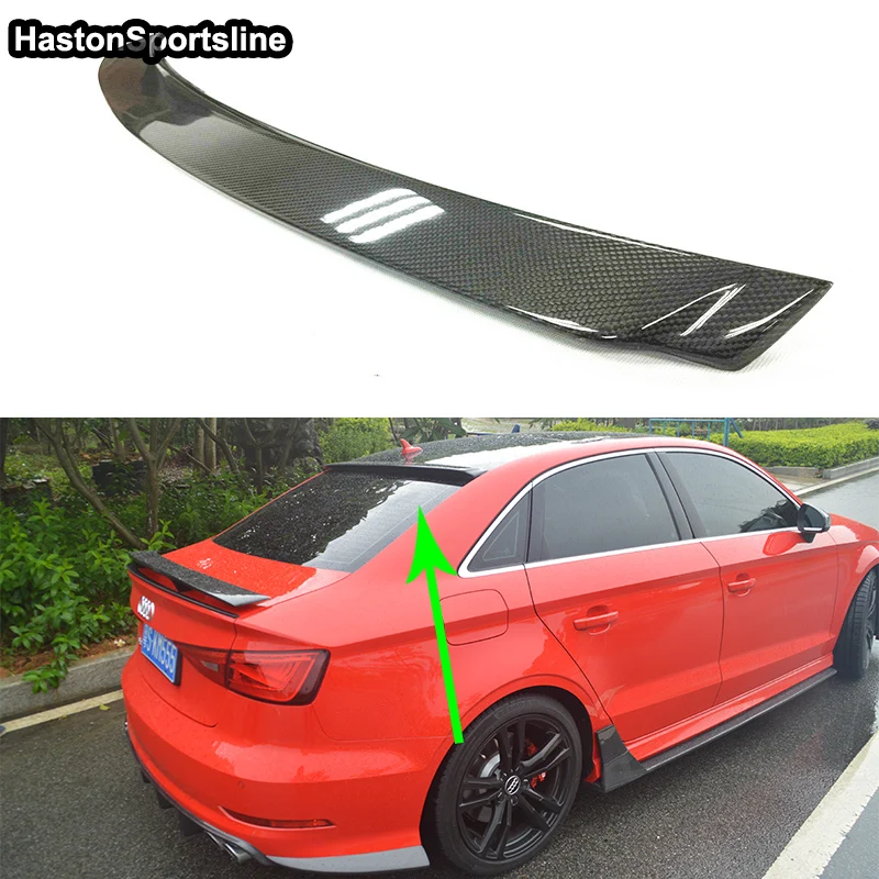 Автомобильный задний спойлер на крышу автомобиля из углеродного волокна в стиле