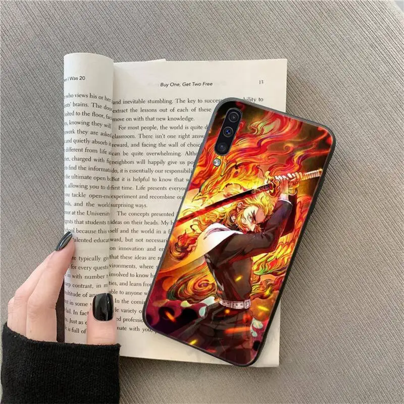 

Rengoku Kyoujurou Demon Slayer Anime Phone Case For Samsung galaxy S 9 10 20 A 10 21 30 31 40 50 51 71 s note 20 j 4 2018 plus