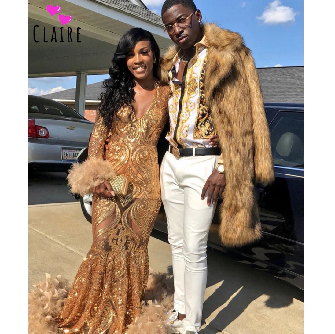 Длинное платье для выпускного вечера es 2019 сексуальное русалки с v-образным