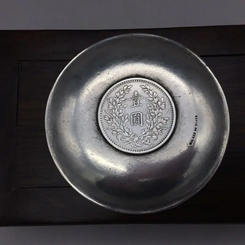 Тибетская Серебряная резьба по китайскому зодиаку Реплика золотых монет | Дом и