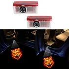 2 шт., автомобисветильник светодиодные лампы для дверей Mercedes Benz A B E C M ML GLA GLC GLS Class W205 W176 W166 W212