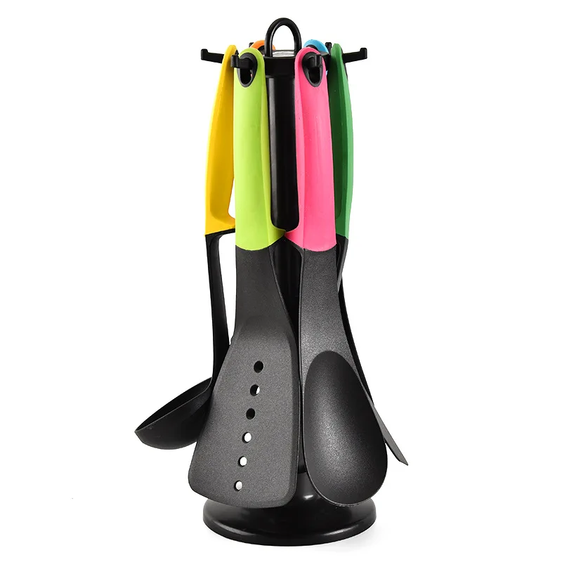 

Food Grade Nylon Kitchenware Set Heat Resistant Kitchen Cooking Utensils Non-Stick Baking Tool Set of 6