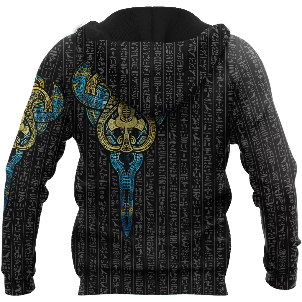Худи египетское в стиле унисекс с 3d-рисунком богов древние ураеури роскошная