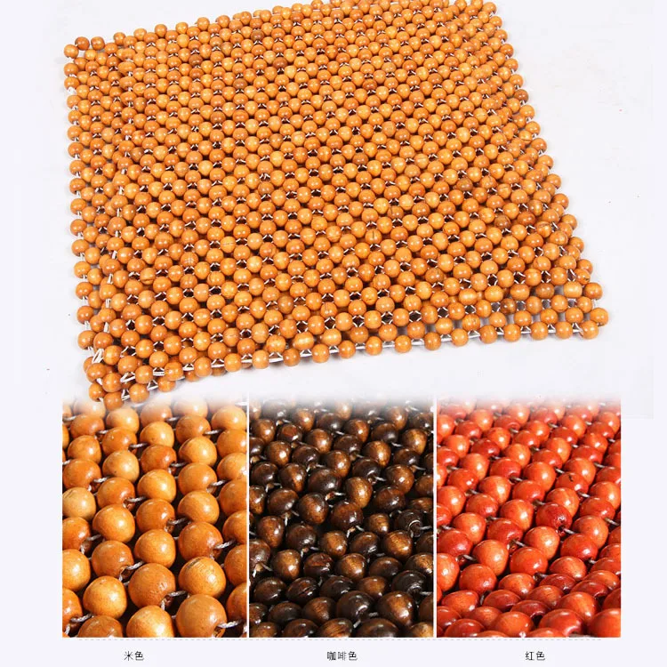 Летняя Горячая Распродажа подушка для автомобильного сиденья деревянная