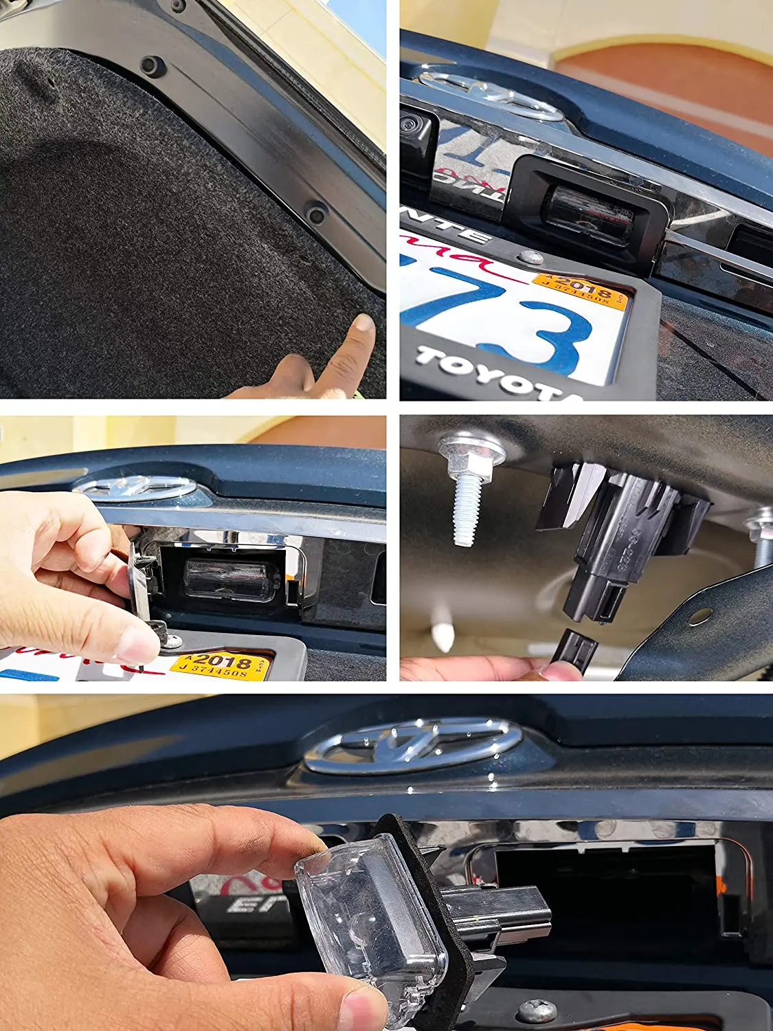 IJDM 6000k белый светильник номерного знака для Peugeot 206 207 306 307 308 406 407 5008 Partner Citroen C3 Ii C4 C5